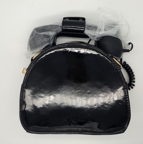 PHONE BAG *NWT* Black Patent. - Picture 4 of 4